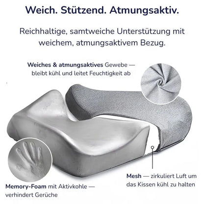 Stille™ SitzComfort — Orthopädisches Sitzkissen